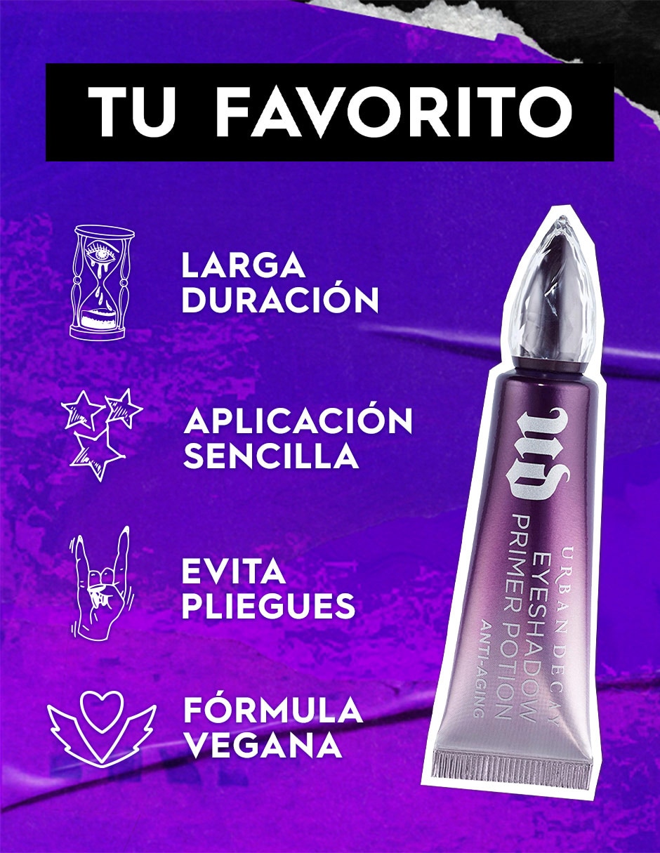 Primer De Ojos Primer Potion Urban Decay Acabado Mate De Larga Duración Y Fácil Aplicación