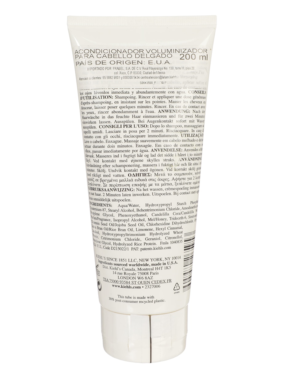 Acondicionador para cabello Rice & Wheat Kiehl's