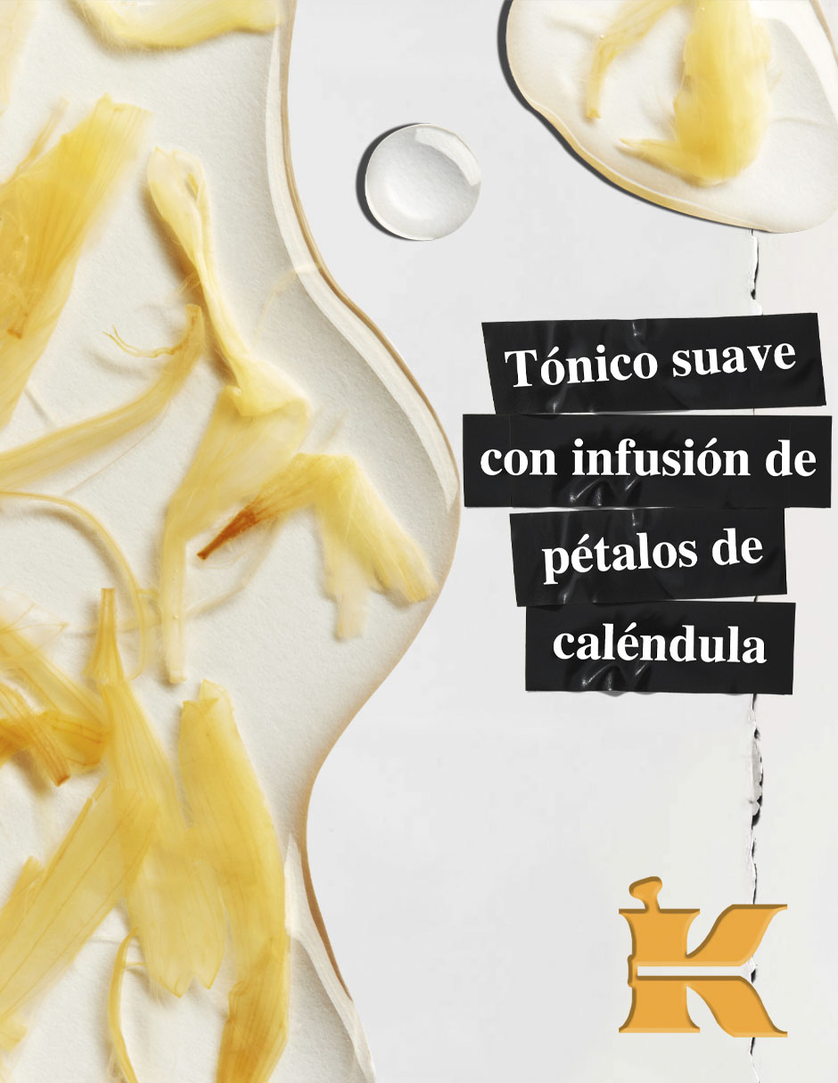 Tónico facial Calendula Herbal Extract Kiehl's Toner calma y refresca la piel