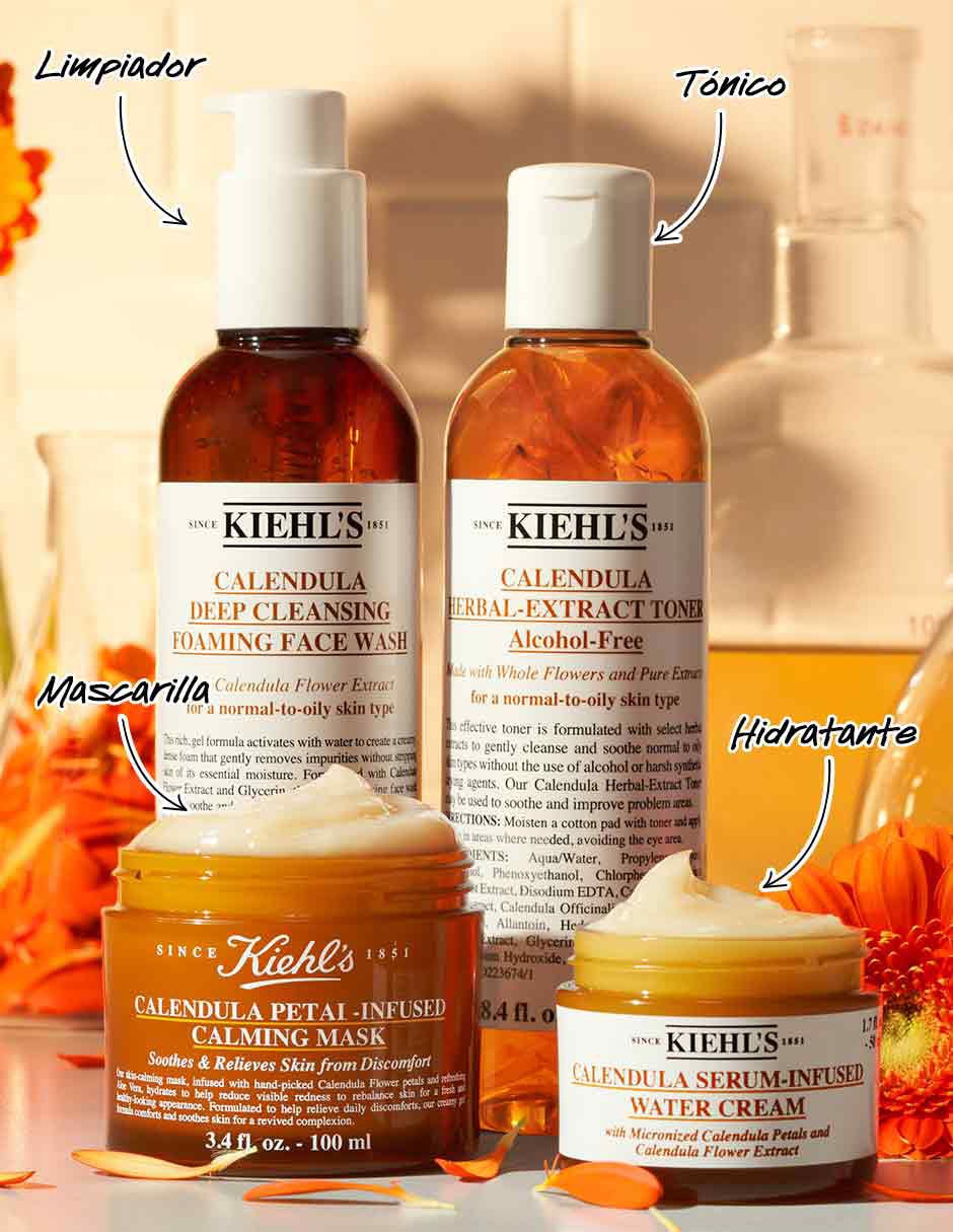 Crema facial recomendada para hidratar de día Calendula Serum-Infused Water Cream todo tipo piel 2