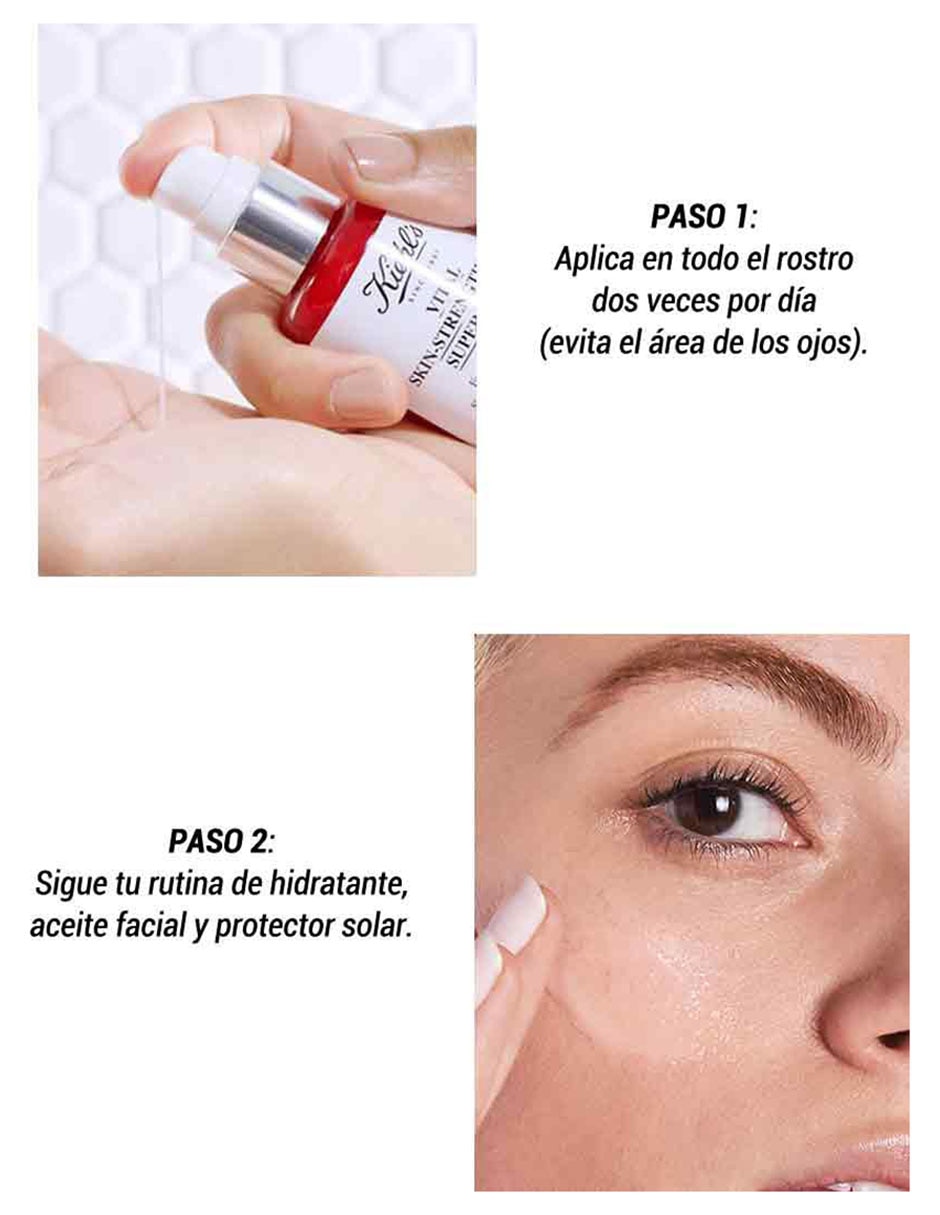 Sérum reafirmante facial Vital Skin-Strengthening Super todo tipo piel 4