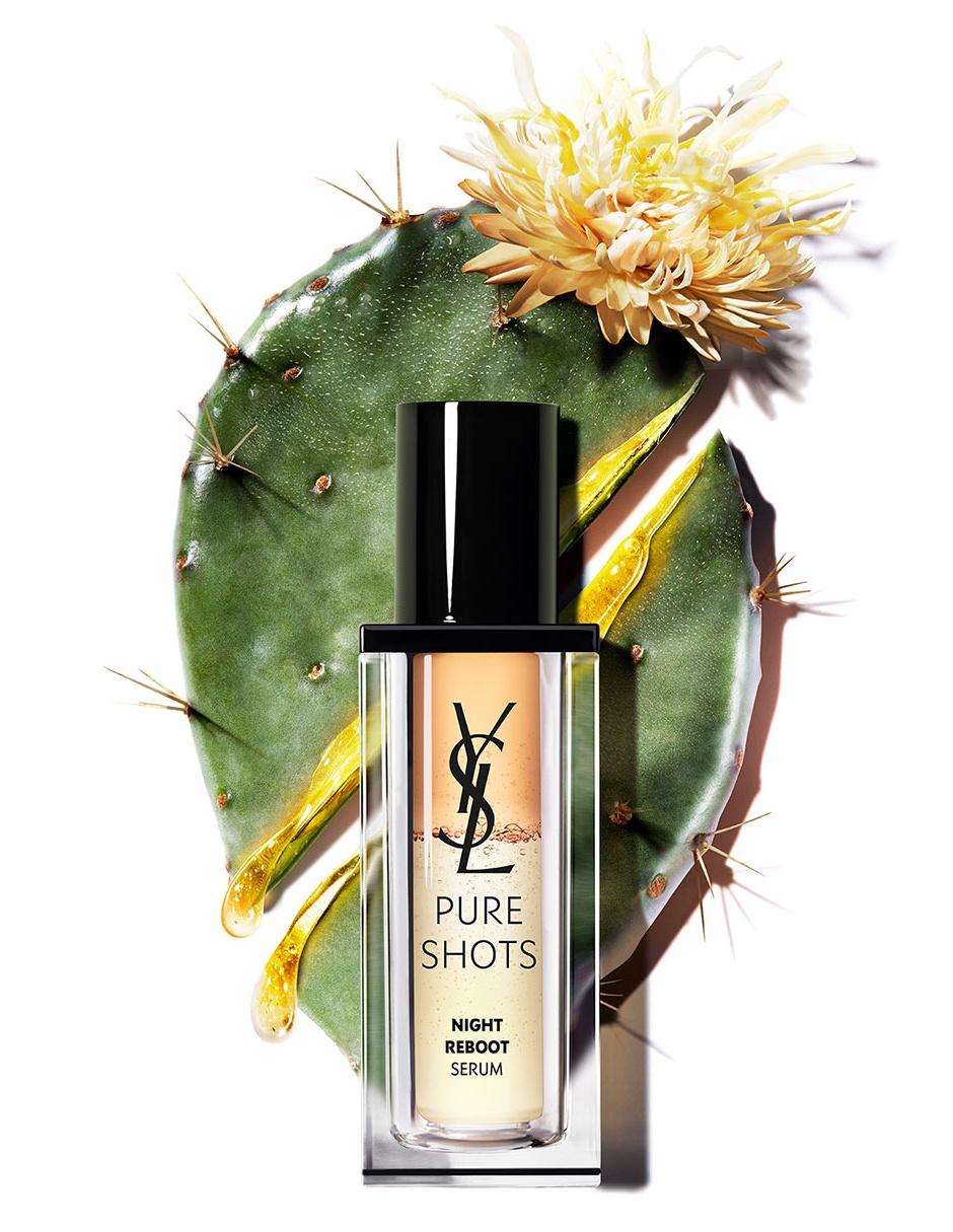 Sérum antiedad facial Night Reboot Yves Saint Laurent Pure Shots Refill todo tipo de piel