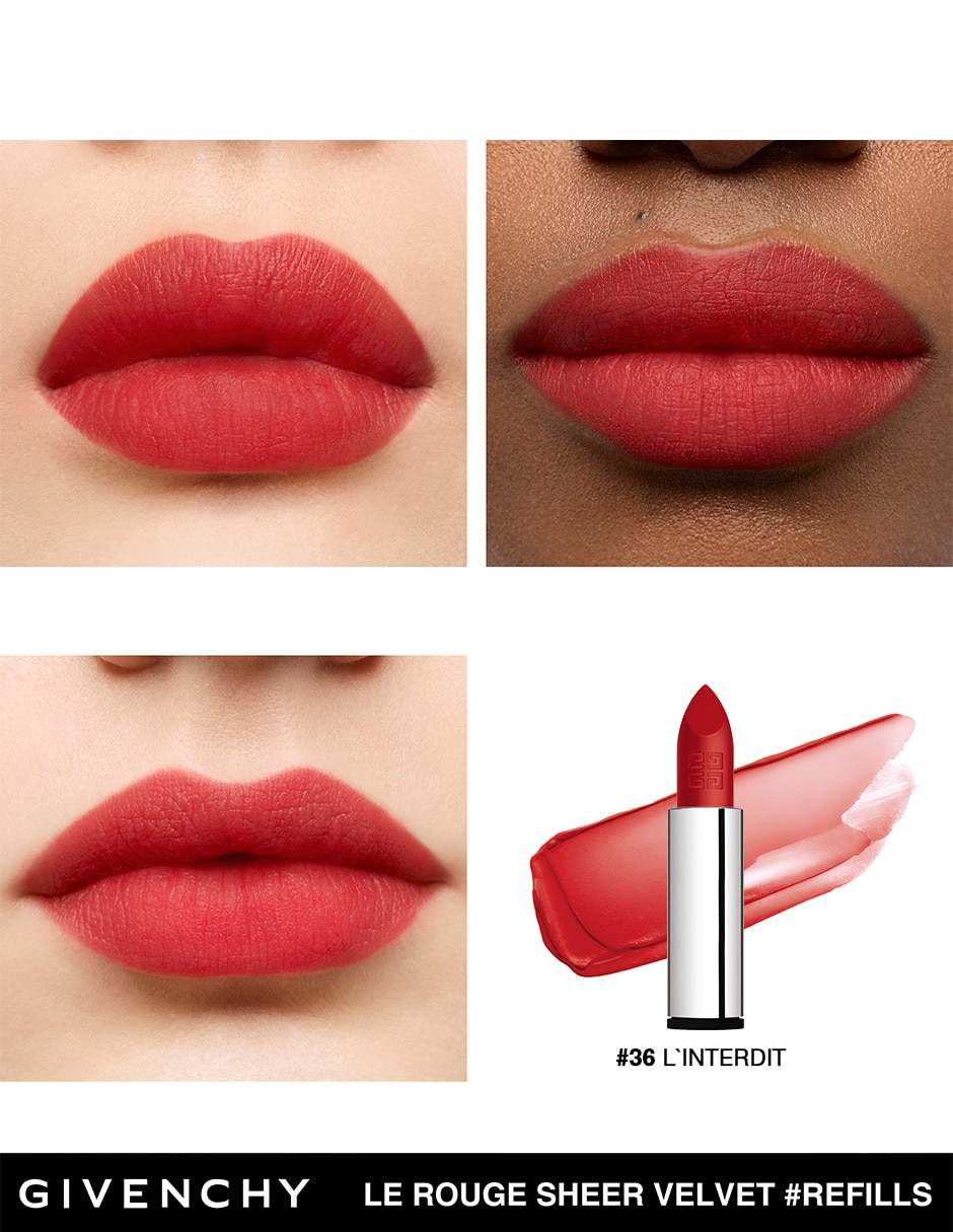 Refill para labial Le Rouge Sheer Velvet de 3.4 g 5