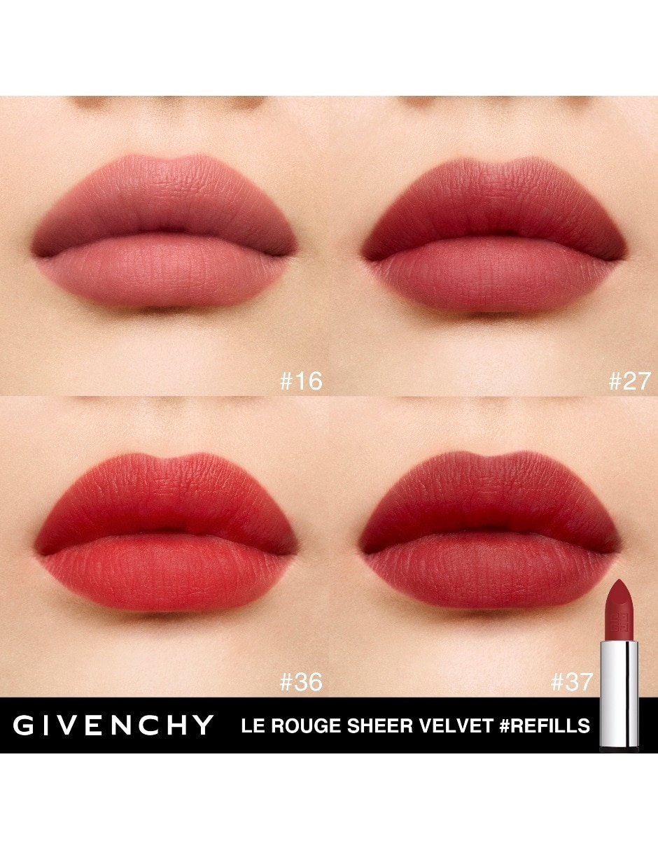 Refill para labial Le Rouge Sheer Velvet de 3.4 g 8