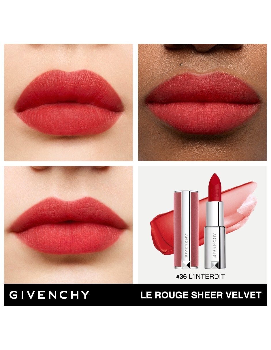 Labial mate Le Rouge Sheer Velvet 13