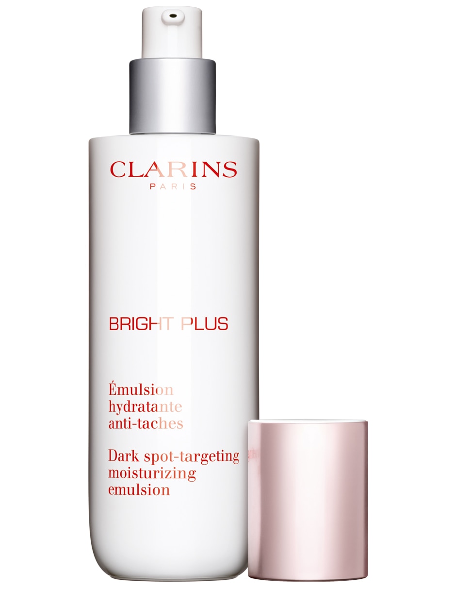 Crema facial recomendada para hidratar día y noche Emulsion Bright Plus Clarins todo tipo piel