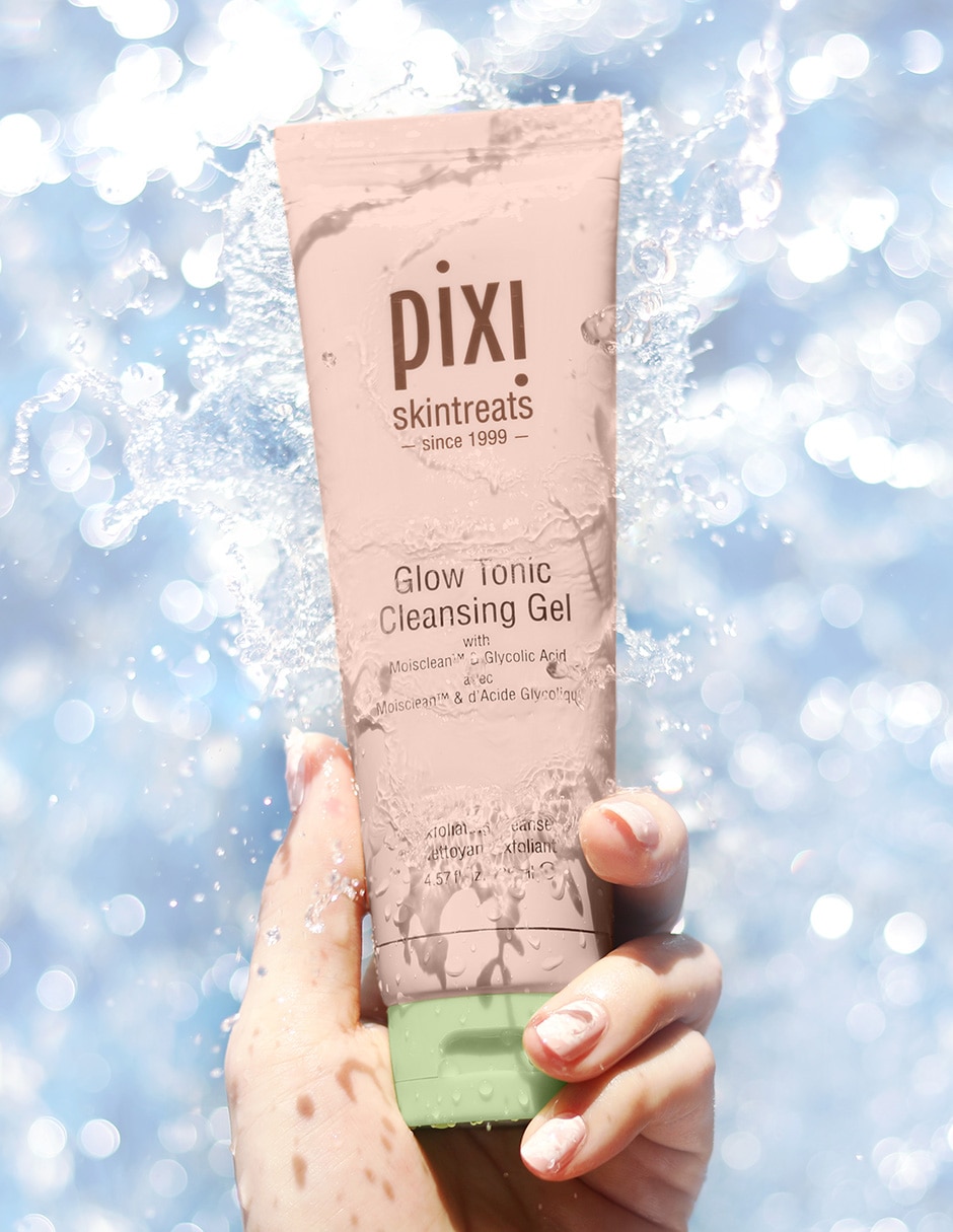 Limpiador facial Glow Tonic Cleansing Gel Pixi para purificar