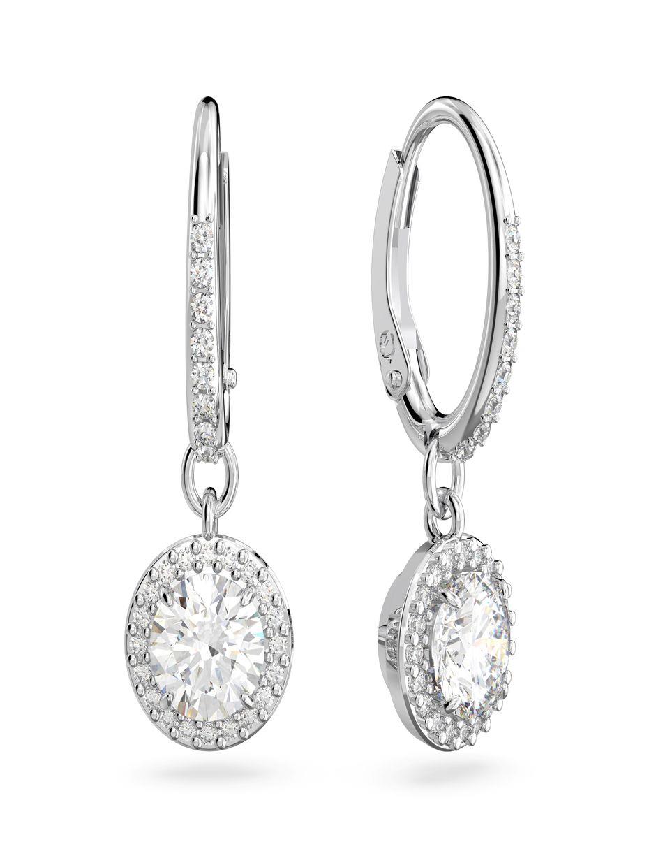 Aretes de óvalo con acabado brillante 2
