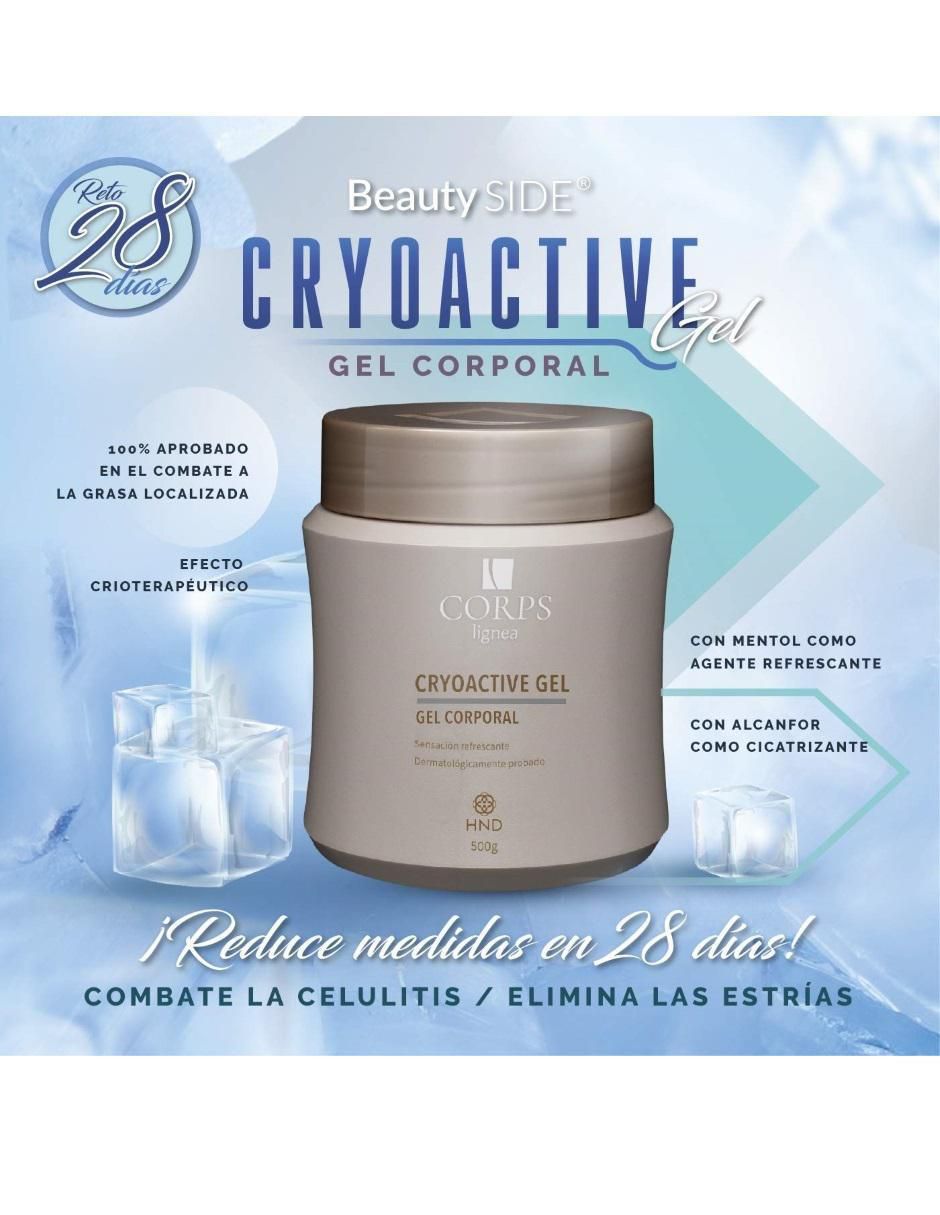 Crema para cuerpo recomendada para reafirmar de día Cryoactive Gel Hnd Corps Lignea todo tipo piel