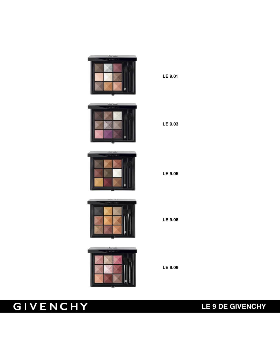 Paleta de sombras Le 9 9 tonos 6