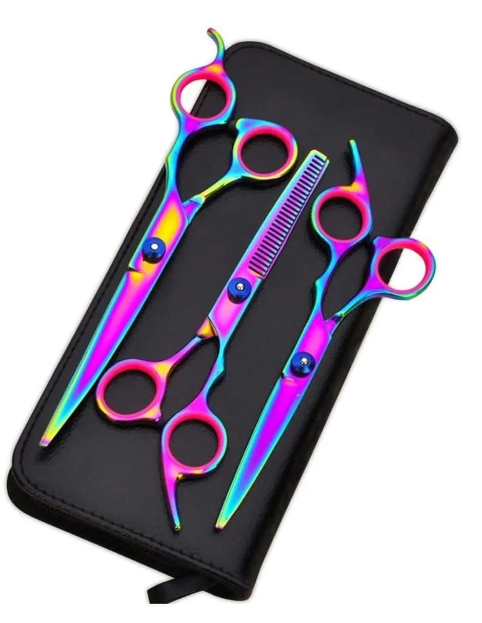 Tijeras para peluquería Genérica punta redonda y puntiaguda 2