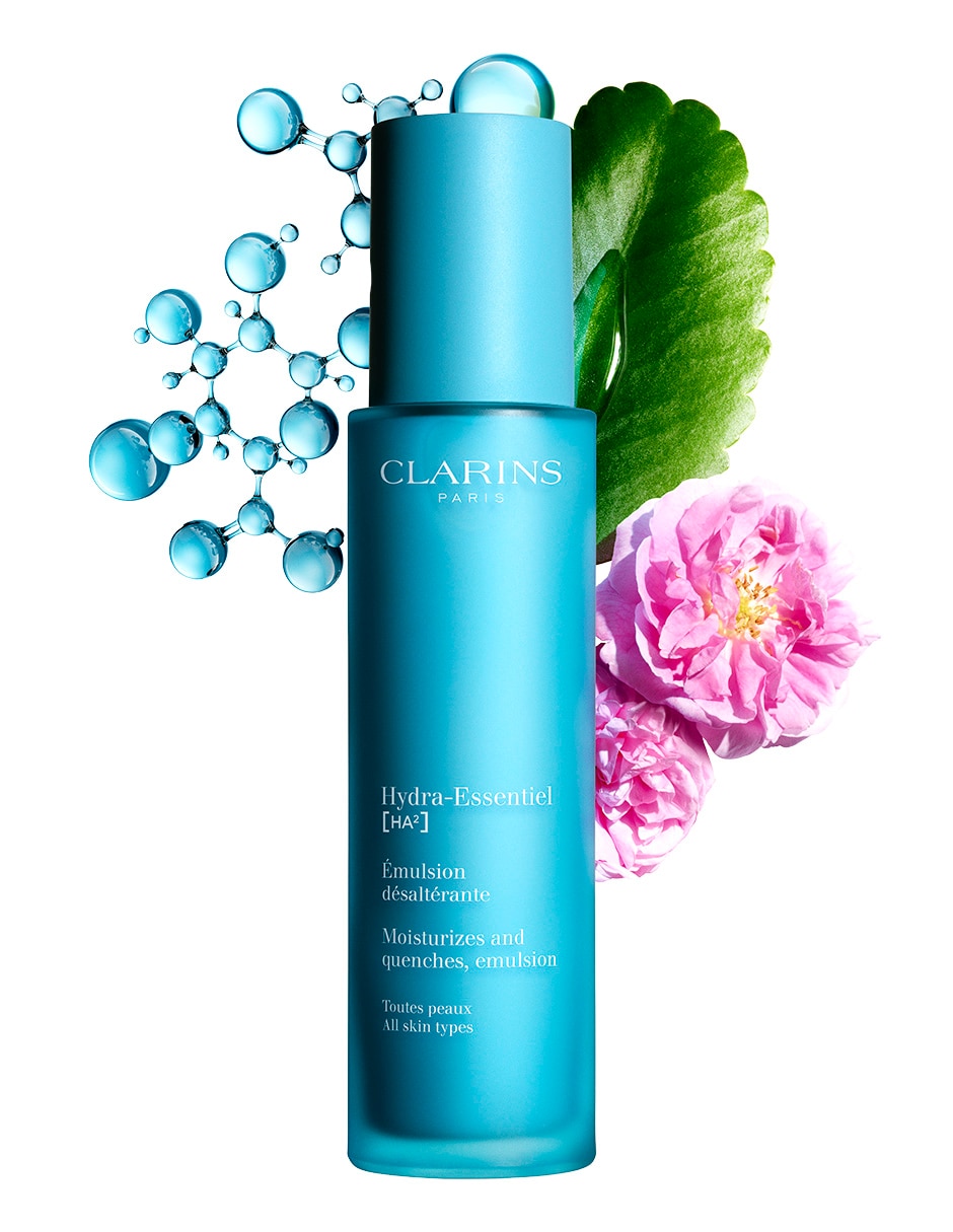 Crema para rostro y cuerpo recomendada para hidratar de día He Emulsion Clarins Hydra Essentiel para piel normal