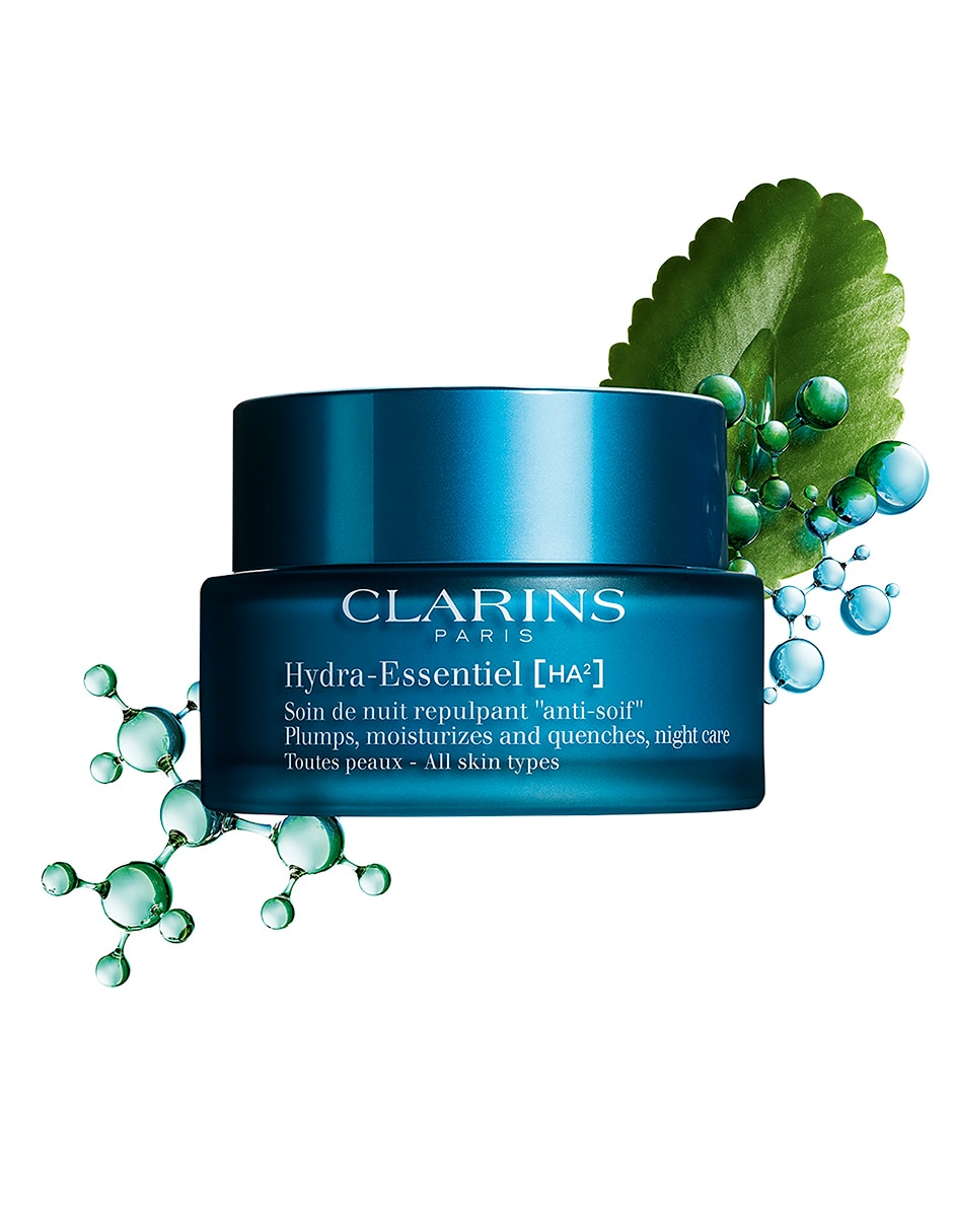 Crema para rostro y cuerpo recomendada para hidratar de noche Clarins Hydra Essentiel todo tipo piel