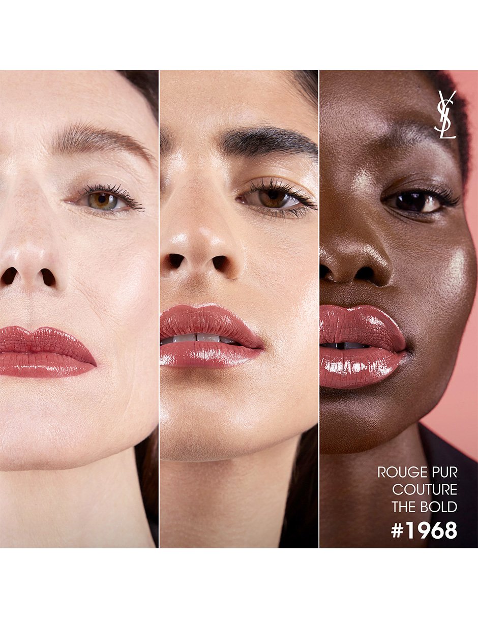 Labial brillante Yves Saint Laurent Rouge pur couture the bold 2