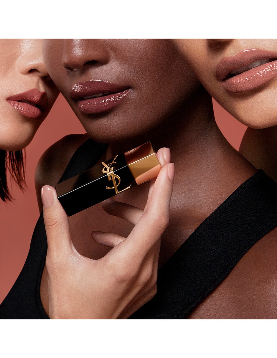 Labial brillante Yves Saint Laurent Rouge pur couture the bold 4