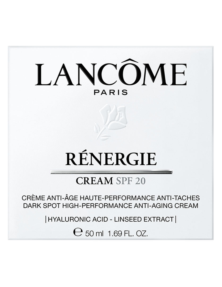 Crema facial recomendada para reafirmar día y noche Rénergie Cream Spf 20 Lancôme todo tipo piel 6