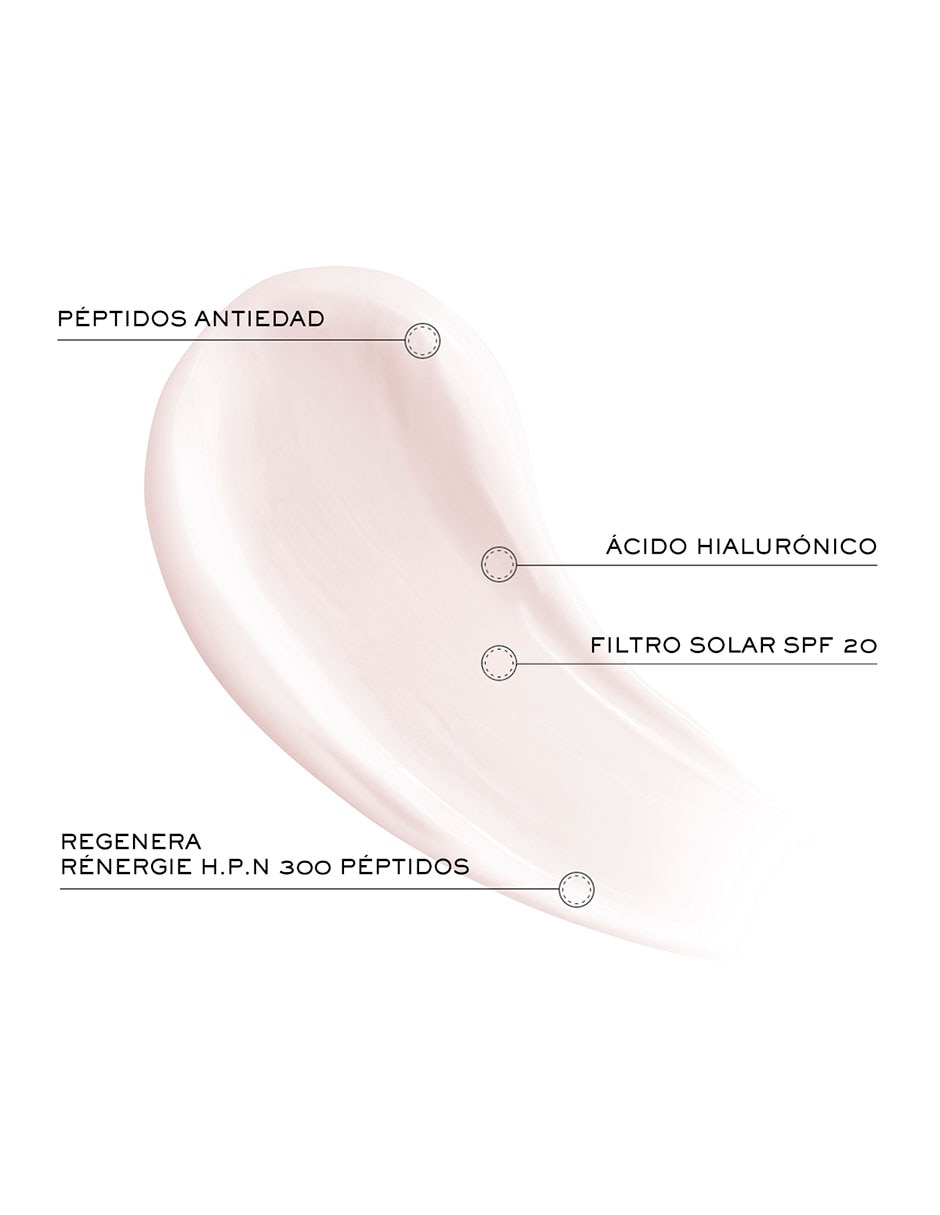 Crema facial recomendada para reafirmar día y noche Rénergie Cream Spf 20 Lancôme todo tipo piel 4