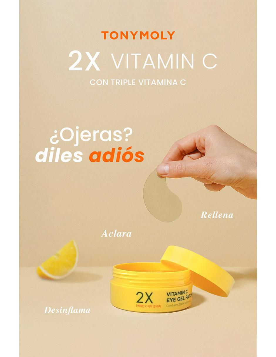 Parches para ojos vitamina c 2X