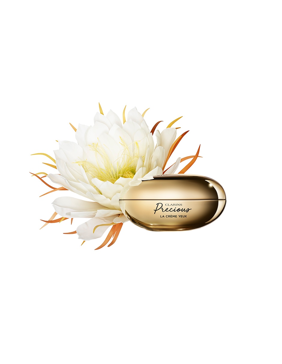 Crema para contorno de ojos recomendada para prevenir signos de la edad día y noche Precious Eye Cream Clarins Precious todo tipo piel
