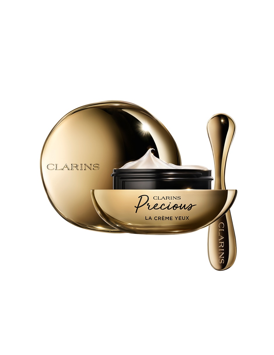 Crema para contorno de ojos recomendada para prevenir signos de la edad día y noche Precious Eye Cream Clarins Precious todo tipo piel