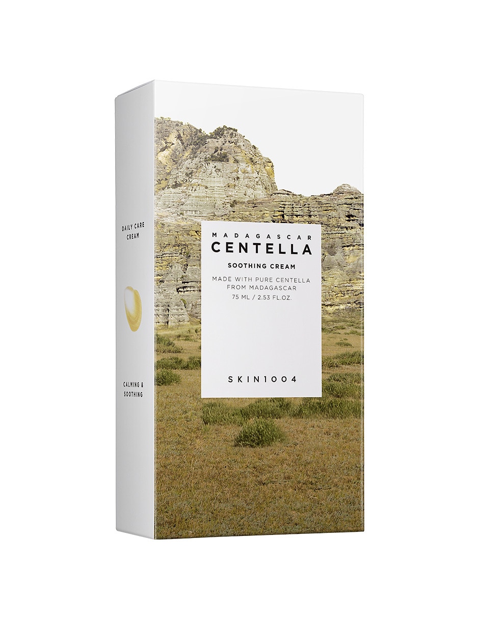 Crema facial recomendada para humectar día y noche Soothing Cream Skin 1004 Madagascar Centella para piel sensible