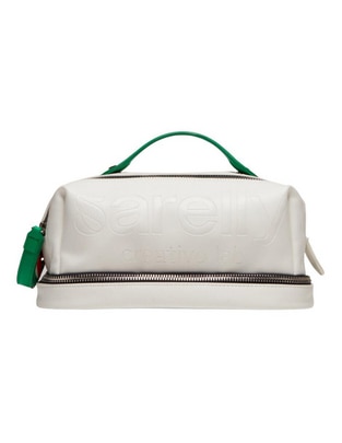 Cosmetiquera multiusos de piel unisex