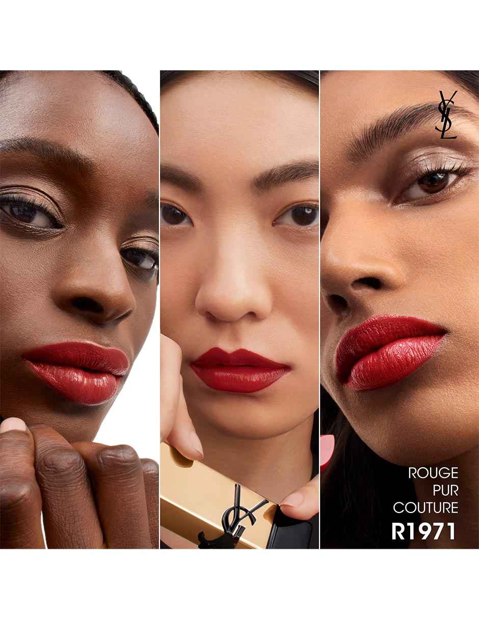 Labial satinado Yves Saint Laurent Rouge Pur Couture 3