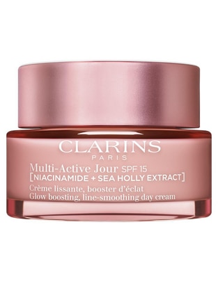 Crema facial recomendada para prevenir signos de la edad de día Clarins para todo tipo piel