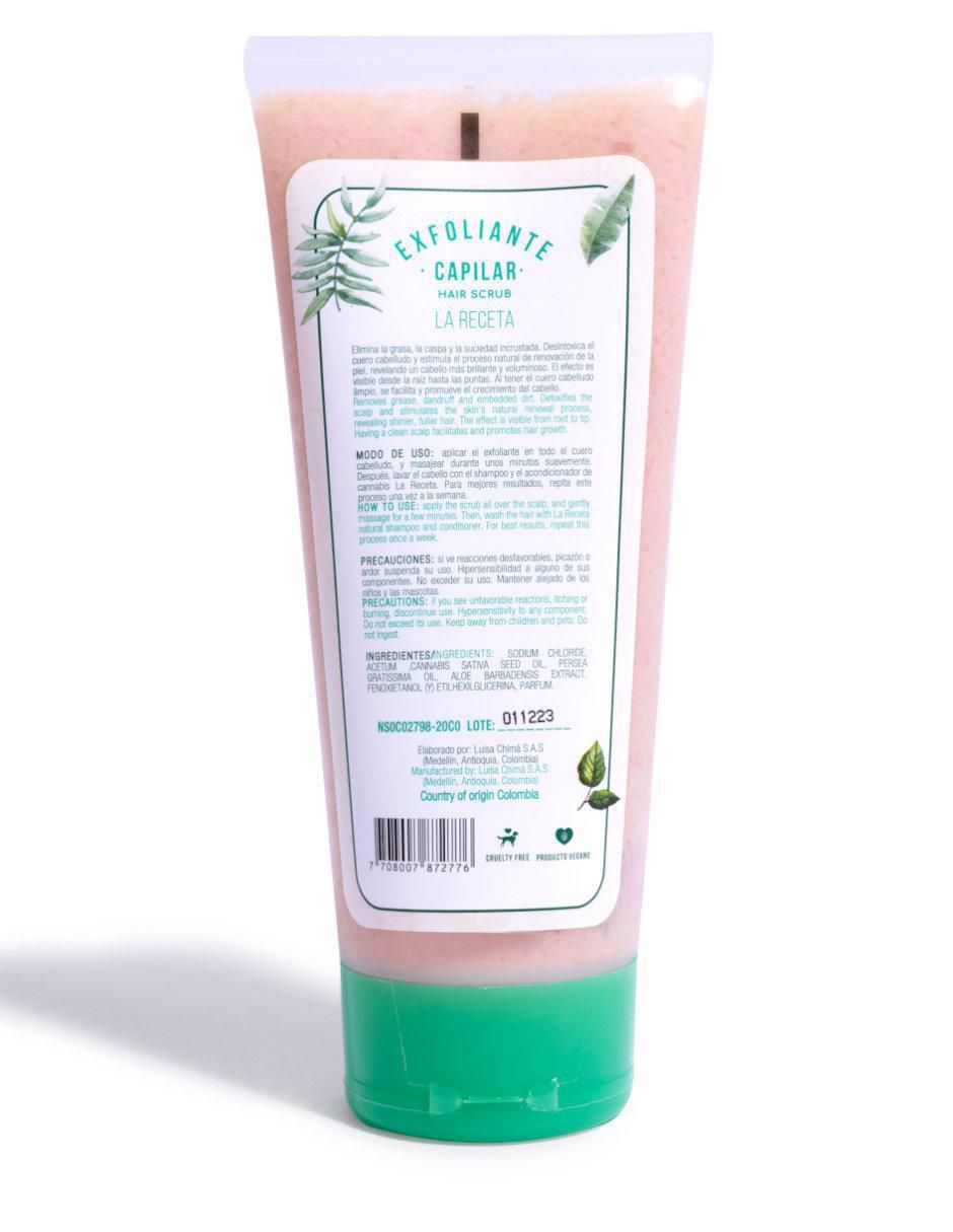 Tratamiento para cuero cabelludo Exfoliante Para Cuero Cabelludo Cbd 220 G exfoliante La Receta Cbd 4
