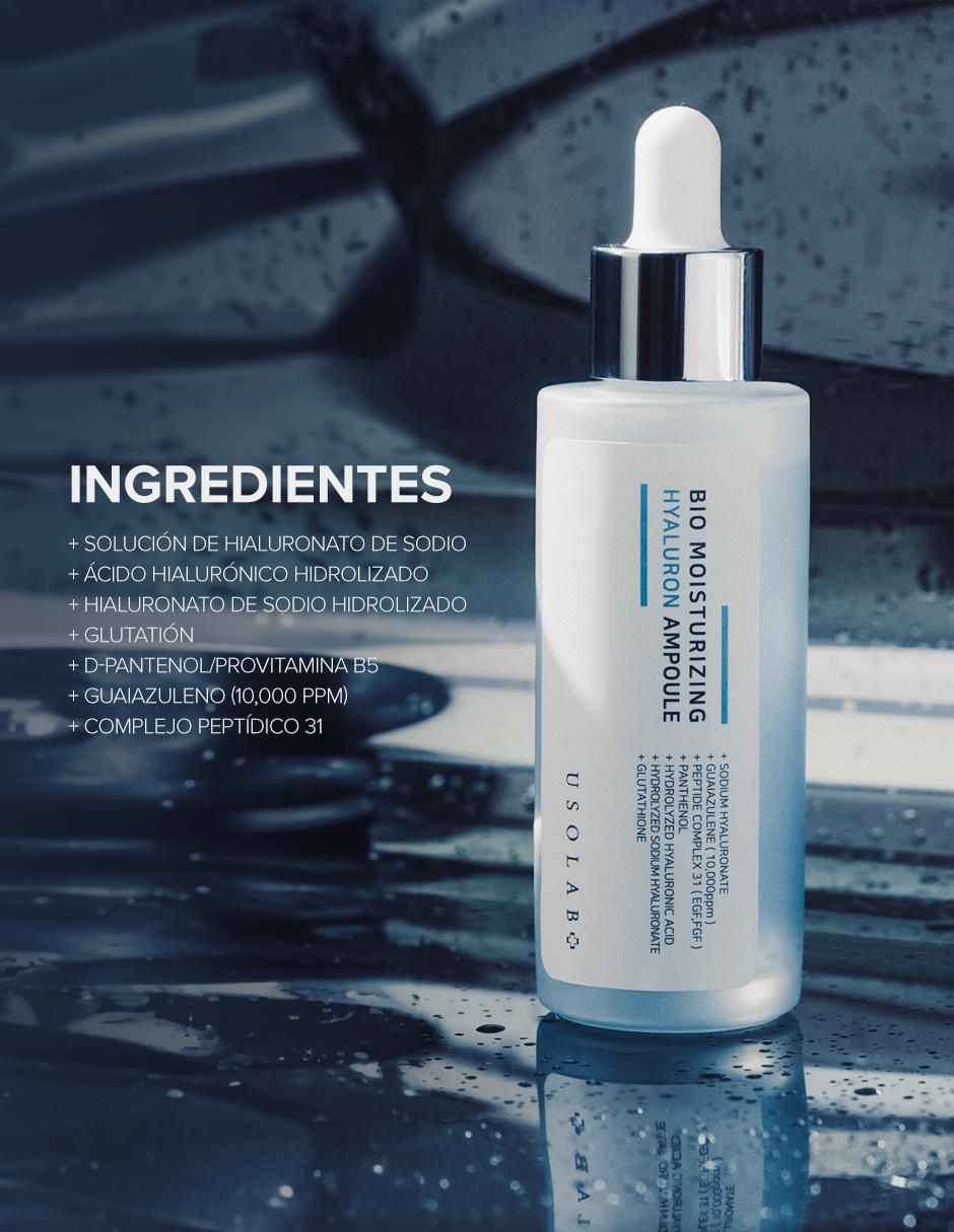 Sérum hidratante Bio Moisturizing Hyaluron Ampoule de piel mixta y grasa 2