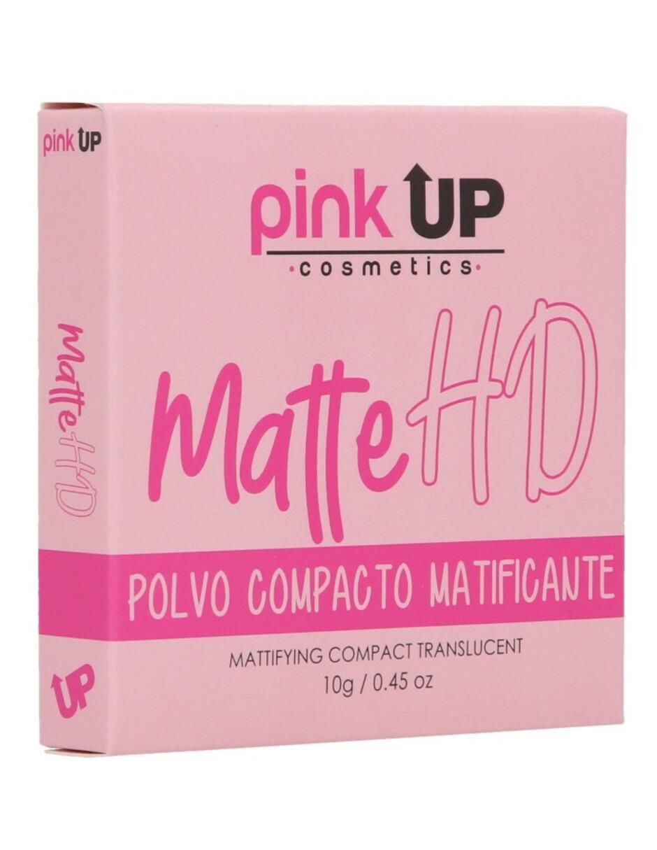 Polvo compacto traslúcido Pink Up Cosmetics Matte HD
