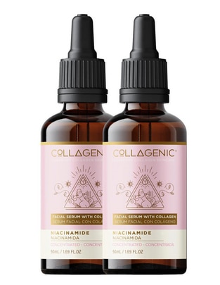 Sérum facial Set Niacinamida + Colágeno 50 ml Collagenic todo tipo piel Sérum facial Set Niacinamida + Colágeno 50 ml Collagenic todo tipo piel