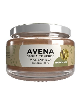 Exfoliante corporal Avena Sábila, Té Verde Manzanilla Lemon Cochella para piel todo tipo piel