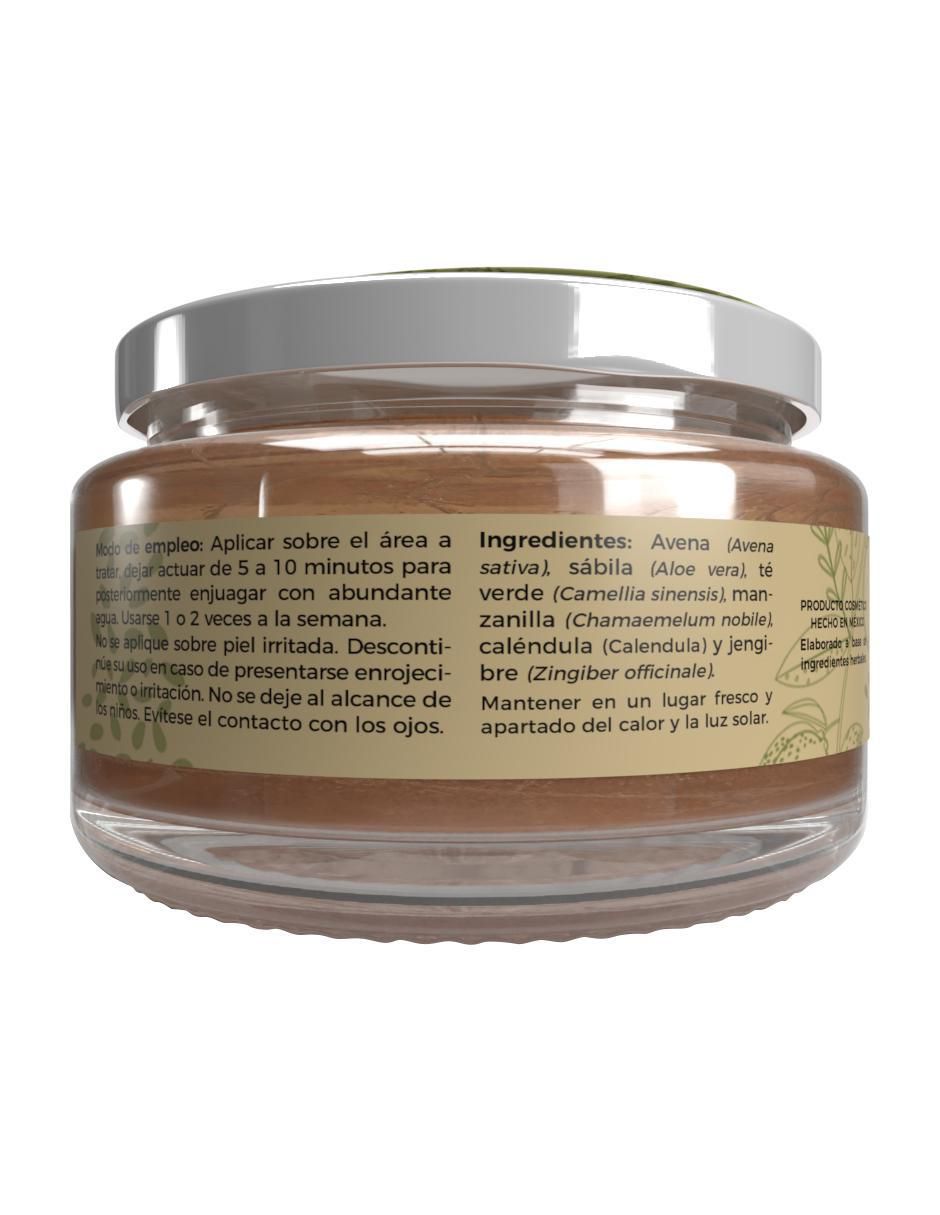 Exfoliante corporal Avena Sábila, Té Verde Manzanilla Lemon Cochella para piel todo tipo piel