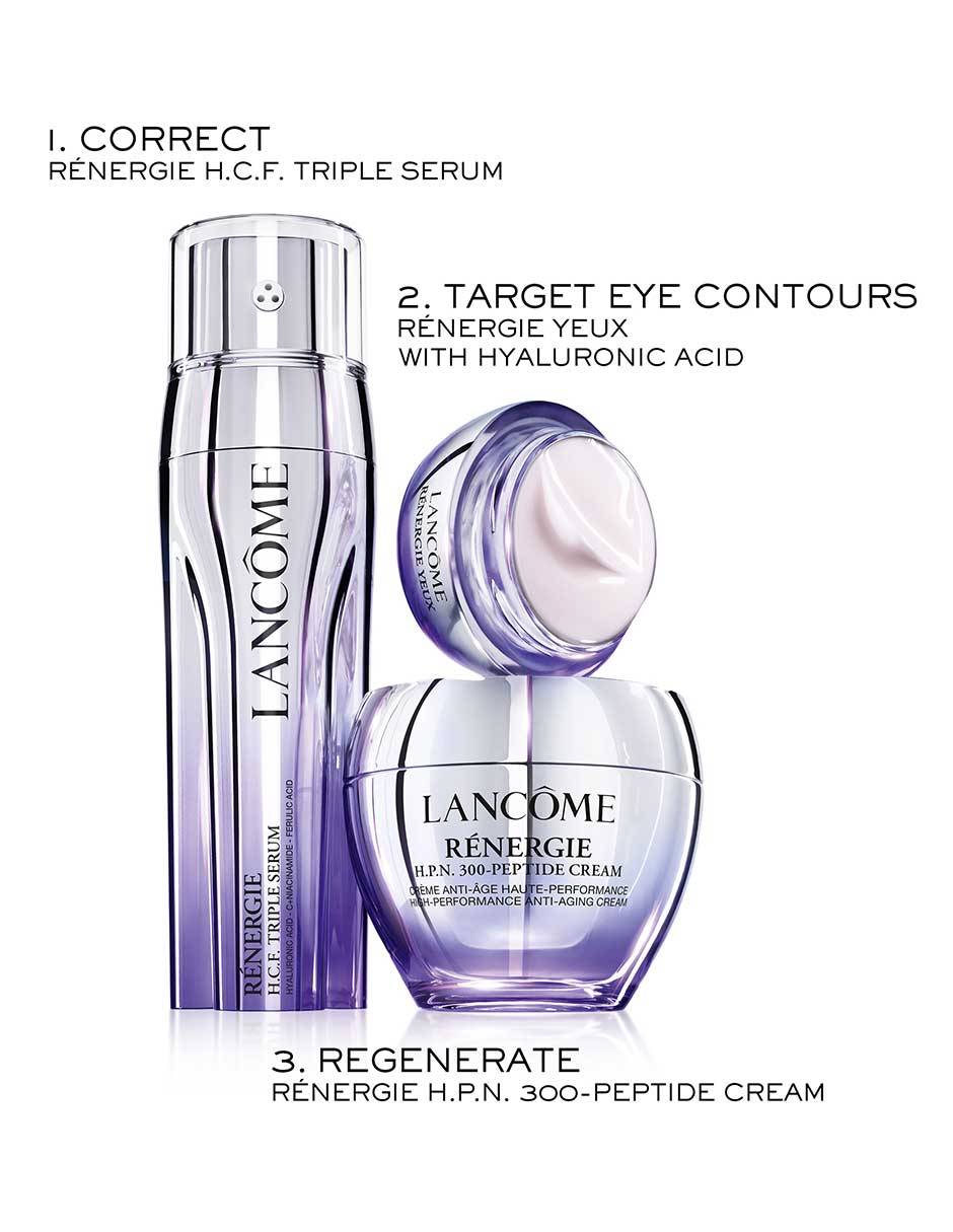 Crema facial recomendada para prevenir signos de la edad día y noche Rénergie Lancôme todo tipo de piel 2