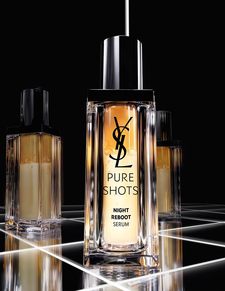 Sérum antiedad facial Night Reboot Yves Saint Laurent Pure Shots todo tipo piel