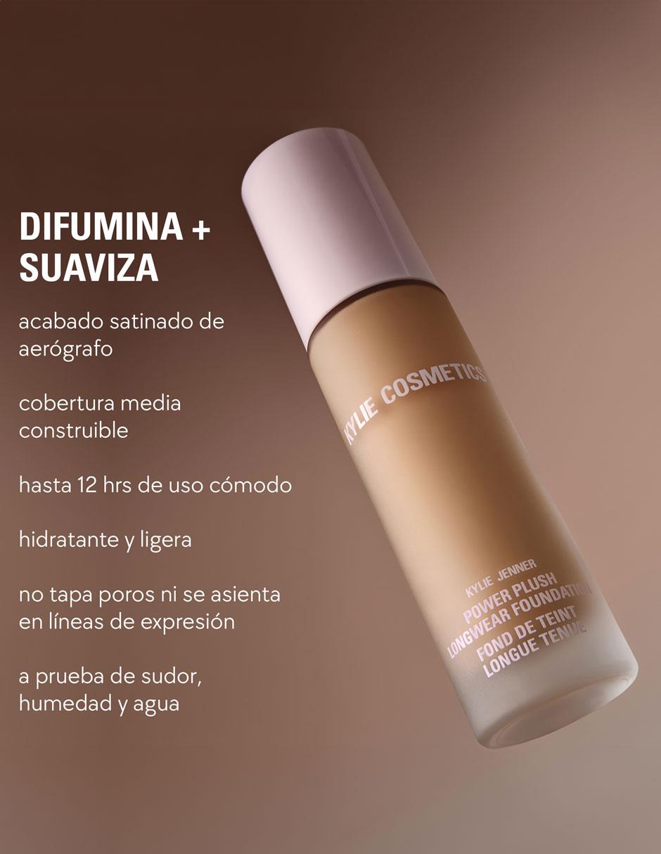 Base de maquillaje líquida Power Plush Longwear Foundation natural 4