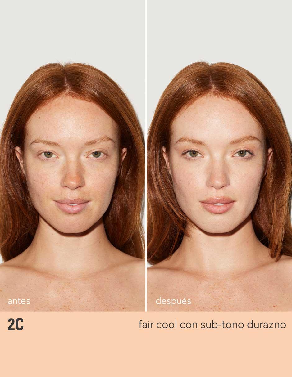 Base de maquillaje líquida Power Plush Longwear Foundation natural 3