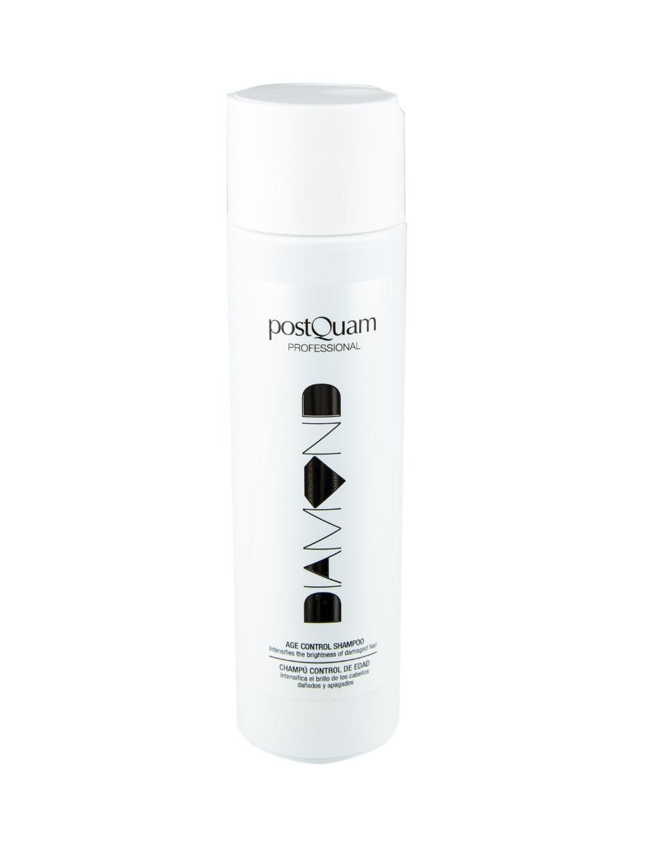 Shampoo matizador de canas para cabello control de edad Diamond Postquam 250 ml