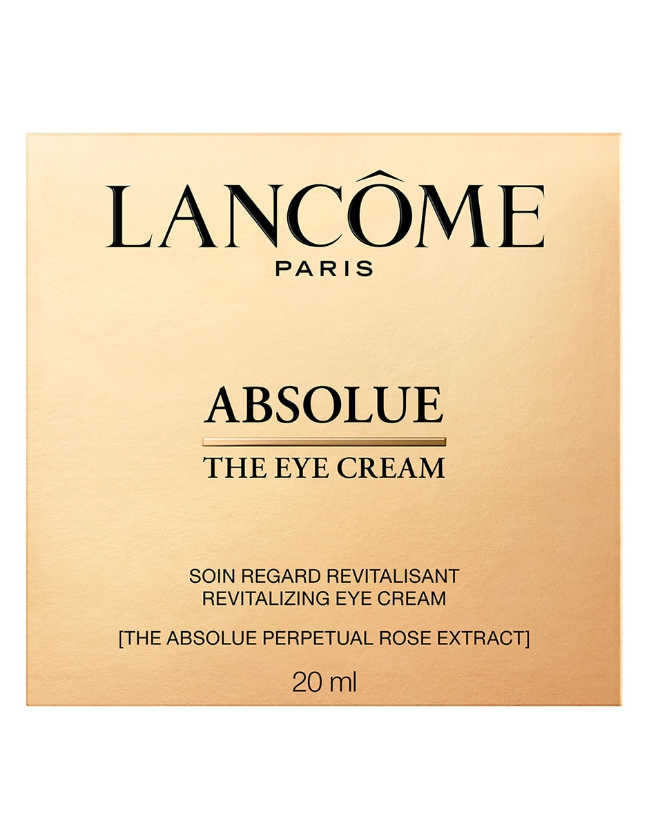 Crema para ojos recomendada para prevenir signos de la edad día y noche Absolue The Eye Cream Lancôme todo tipo de piel 2