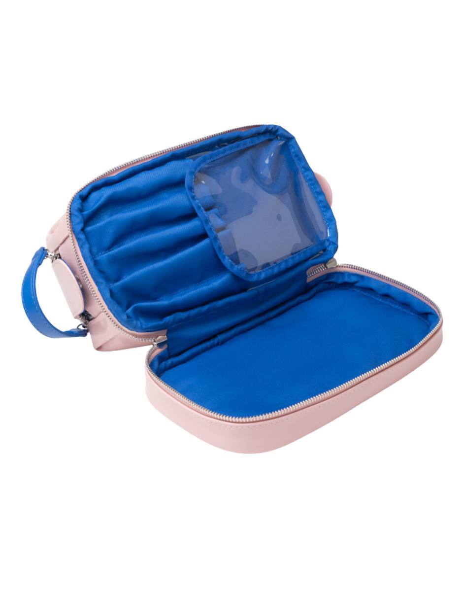Cosmetiquera multiusos impermeable de piel unisex 5