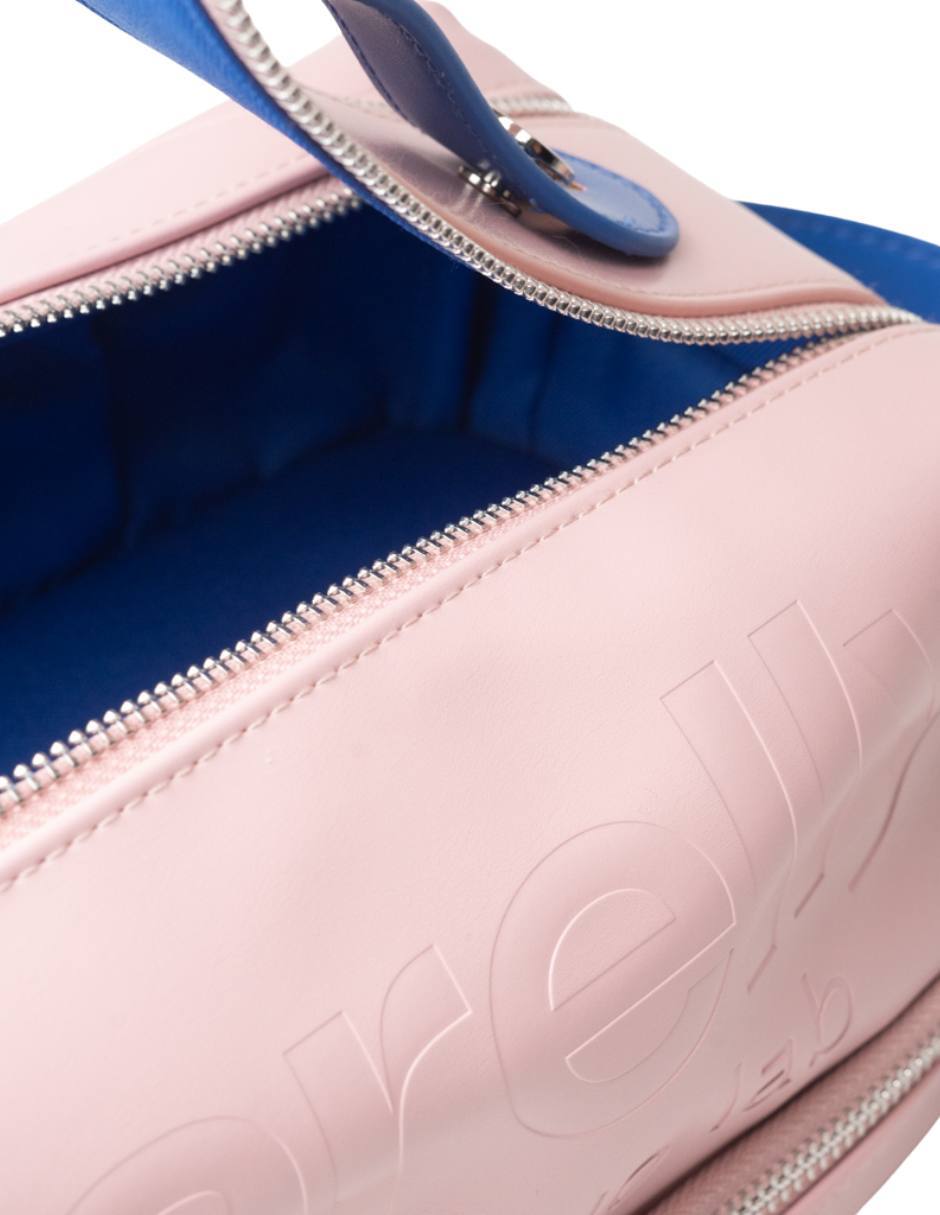 Cosmetiquera multiusos impermeable de piel unisex 6