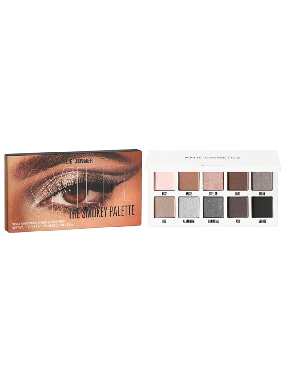 Sombra para ojos Kylie The Smokey 10 tonos