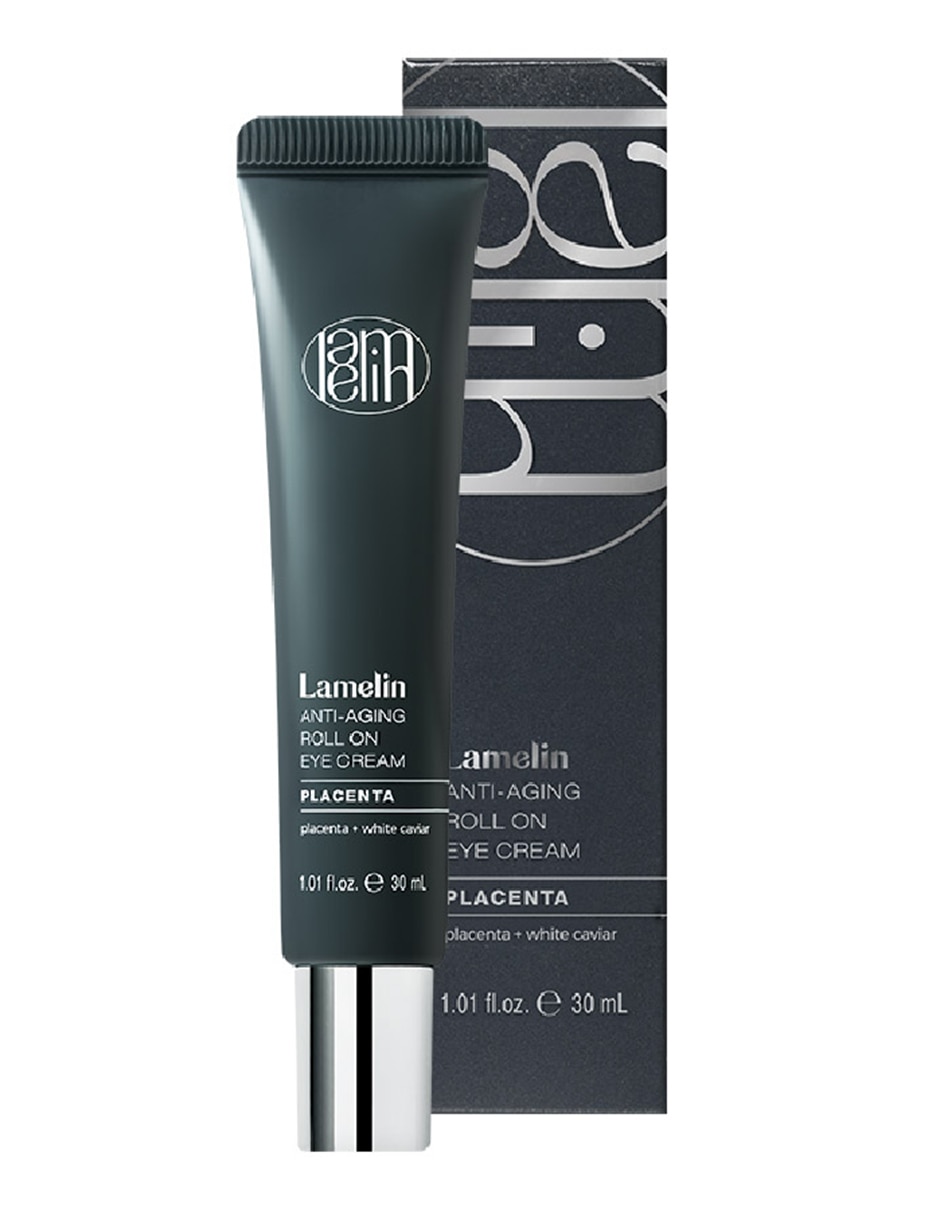 Crema para contorno de ojos recomendada para prevenir la aparición de manchas día y noche Anti Aging Roll On Eye Cream Placenta todo tipo de piel
