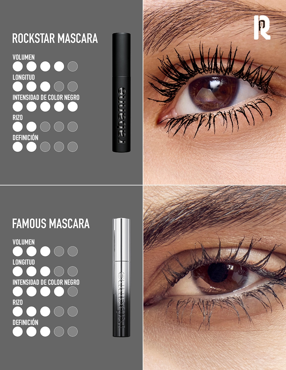 Máscara para pestañas Rabanne Rockstar Mascara