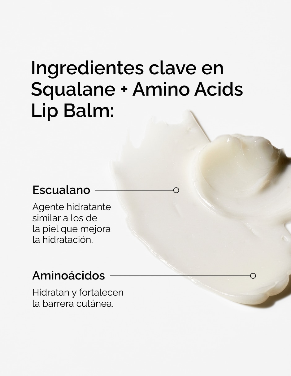 Bálsamo Squalane + Amino Acids Humectante Multiusos de 15 ml