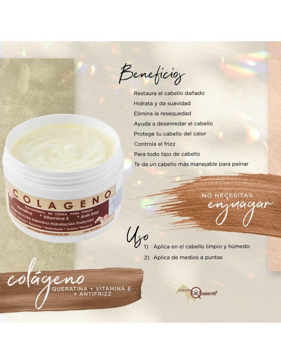 Crema para peinar para todo tipo de cabello Colágeno Para Cabello La Reserva Yeguada La Reserva para antifrizz