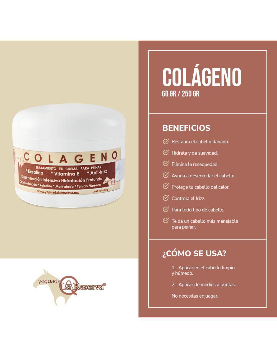 Crema para peinar para todo tipo de cabello Colágeno Para Cabello La Reserva Yeguada La Reserva para antifrizz