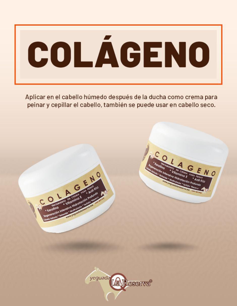 Crema para peinar para todo tipo de cabello Colágeno Para Cabello La Reserva para antifrizz Crema para peinar para todo tipo de cabello Colágeno Para Cabello La Reserva para antifrizz