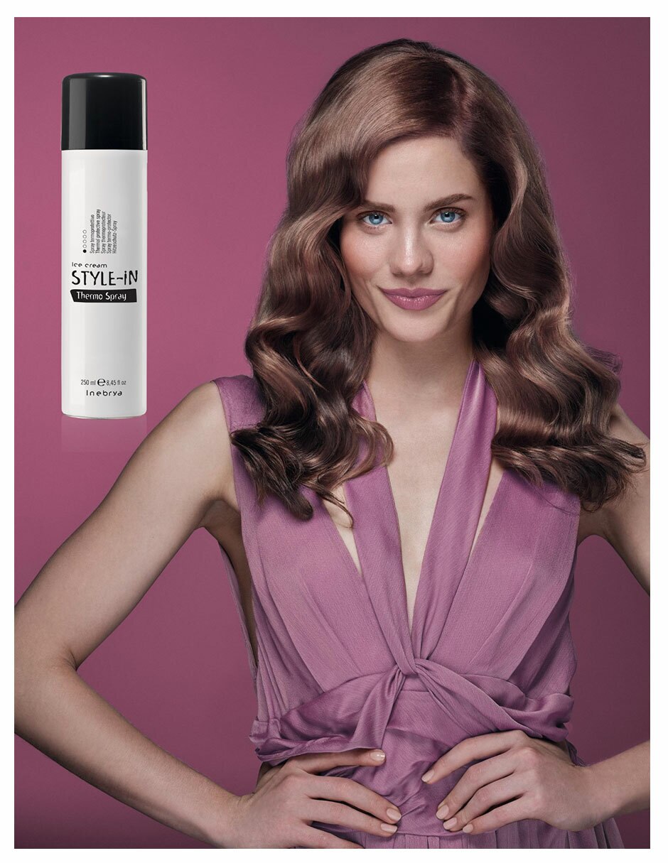 Protector de calor para cabello Inebrya Thermo Spray 250 ml